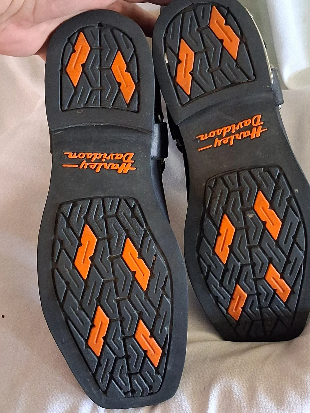Harley Davidson 91345 Leather Mega Harness Motorcycle Boots Men's Size 9.5